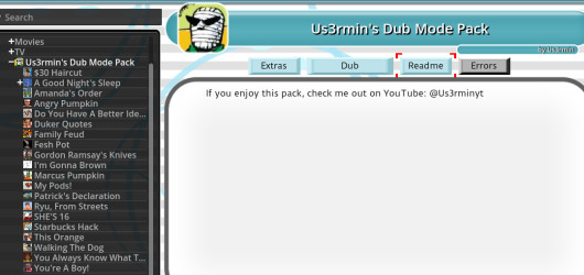Cover artwork for Us3rmin's Dub Mode Pack