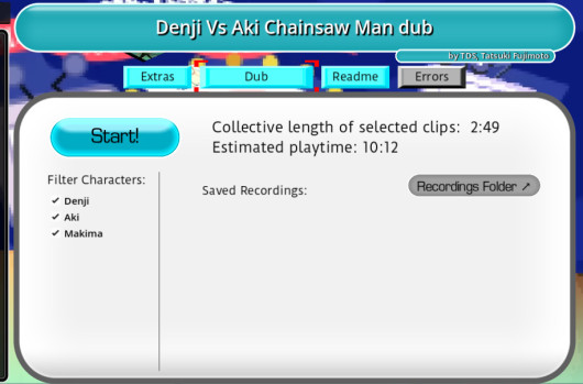 Cover artwork for Aki Vs Denji (En Dub)