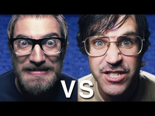 Cover artwork for Nerd vs Geek - Epic Rap Battle