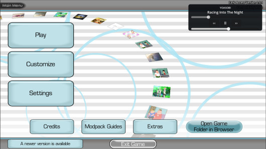 Cover artwork for Main Menu Music Player