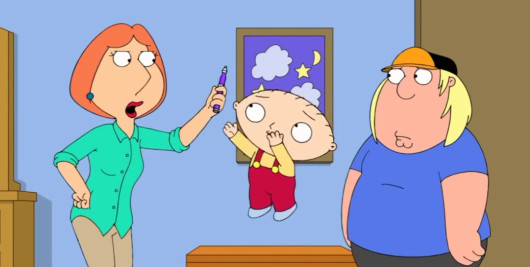 Cover artwork for Stewie starts vaping
