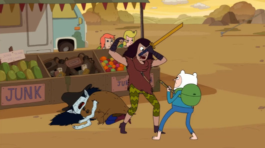 Cover artwork for Adventure Time - I will junk your face!